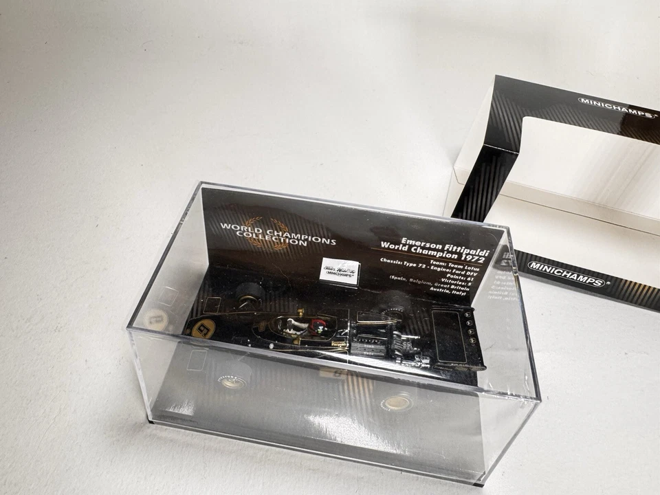 Emerson Fitipaldi Campeón del Mundo 1972 Minichamps 1:43 Foto 3 de 4