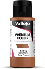 Vallejo Premium Dark Ochre 60ml Free Shipping