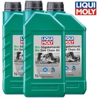 3X Liqui Moly 1280 KettenöL Bio SäGe-KettenöL KettensäGe Kanister 1L