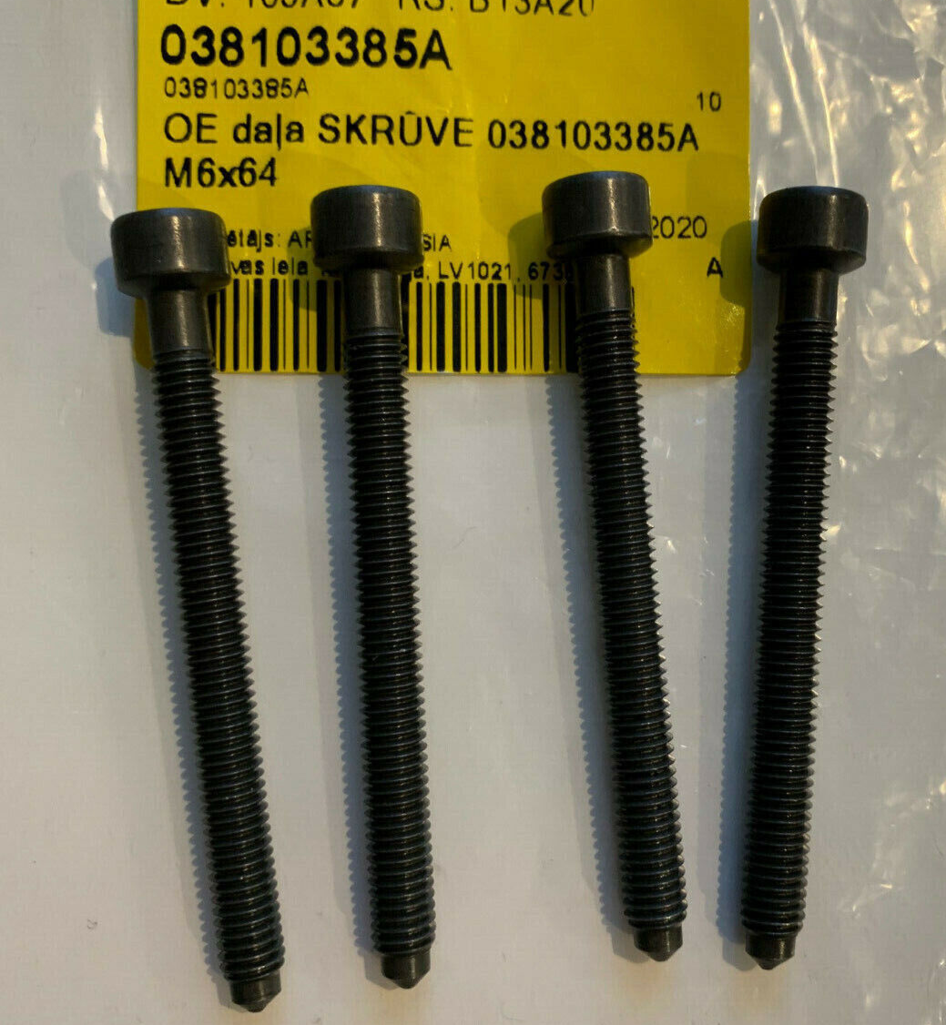 GENUINE AUDI VW INJECTOR BOLT SET FOR FUEL INJECTOR HOLDER 