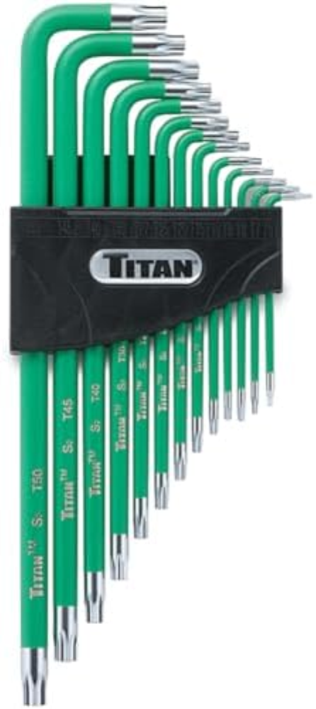 Titan Tools 12715 Tamper Resistant Star Key set â€" multicolore (pezzi)