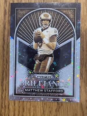 2022 PRIZM BRILLIANCE DISCO BALL PRIZM INSERT #B-3 MATTHEW STAFFORD RAMS/LIONS