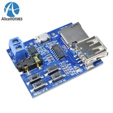 1/2/5 TF Card U Disk MP3 Format Decoder Aamplifier Decoding Audio Player Module