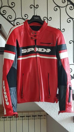 Giacca moto in pelle Spidi estiva traforata Tg.56 | eBay