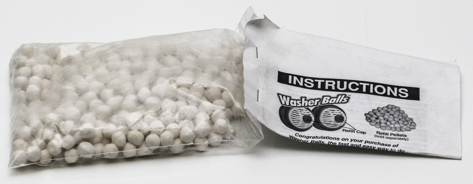 Washer Balls Refill Pellets No Detergent Clean Laundry Clothes Wash