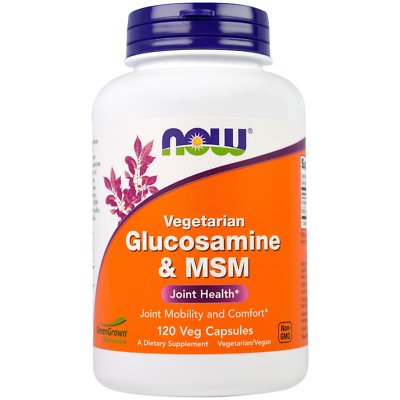 Glucosamin & MSM - 120 Vcaps by jetzt Lebensmittel - unterstützt gesunde Gelenkfunktion