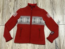 Damen NOR WEAR Norway Pullover Skipullover Windstopper 100% Schurwolle Größe S