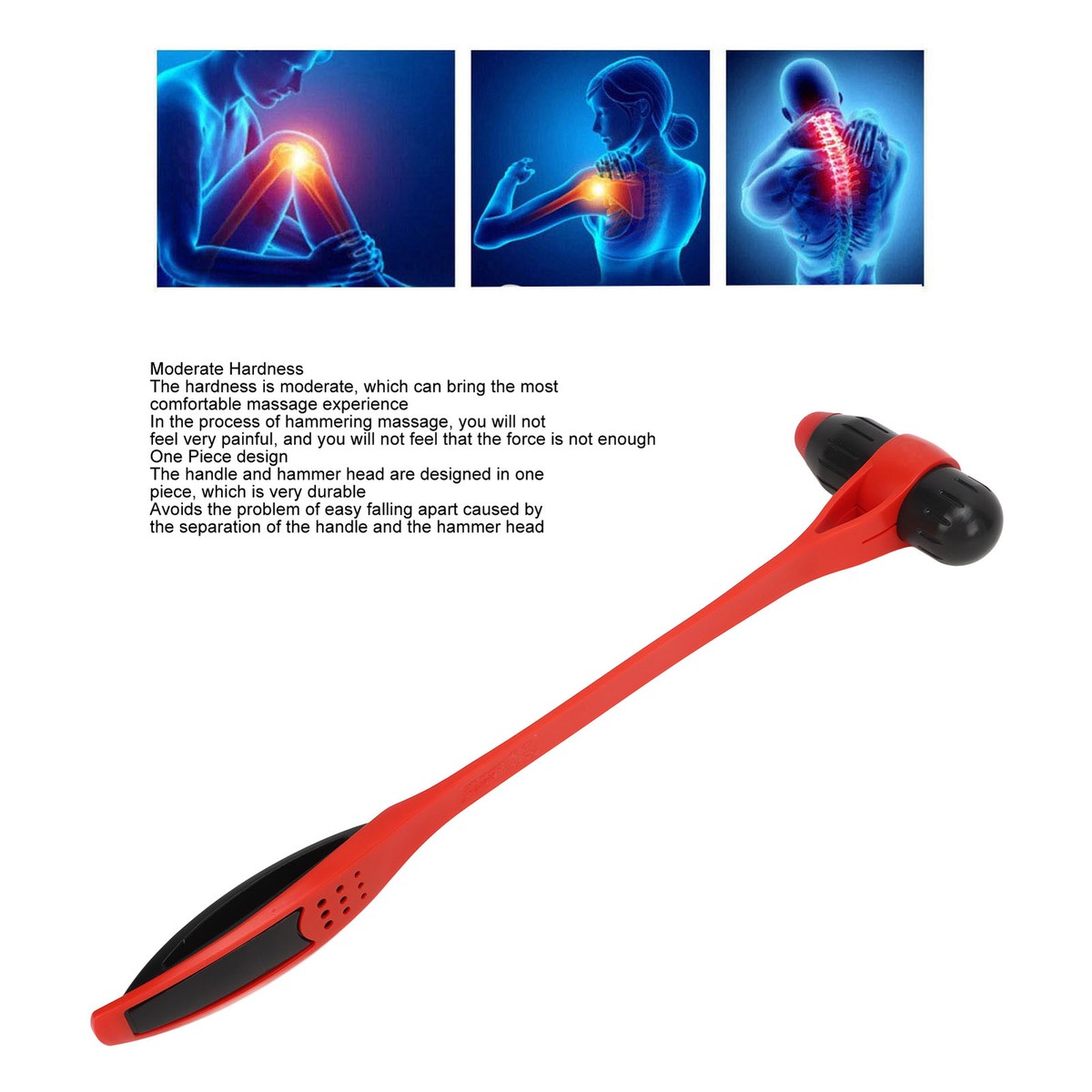 まっさる Massage Hammer Flexible Muscle Relax Massage Manual Hammer For Eye