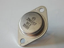 MOTOROLA 2N6057 TO-3 NPN DARLINGTON PWR AMP 60V 150W TRANSISTOR