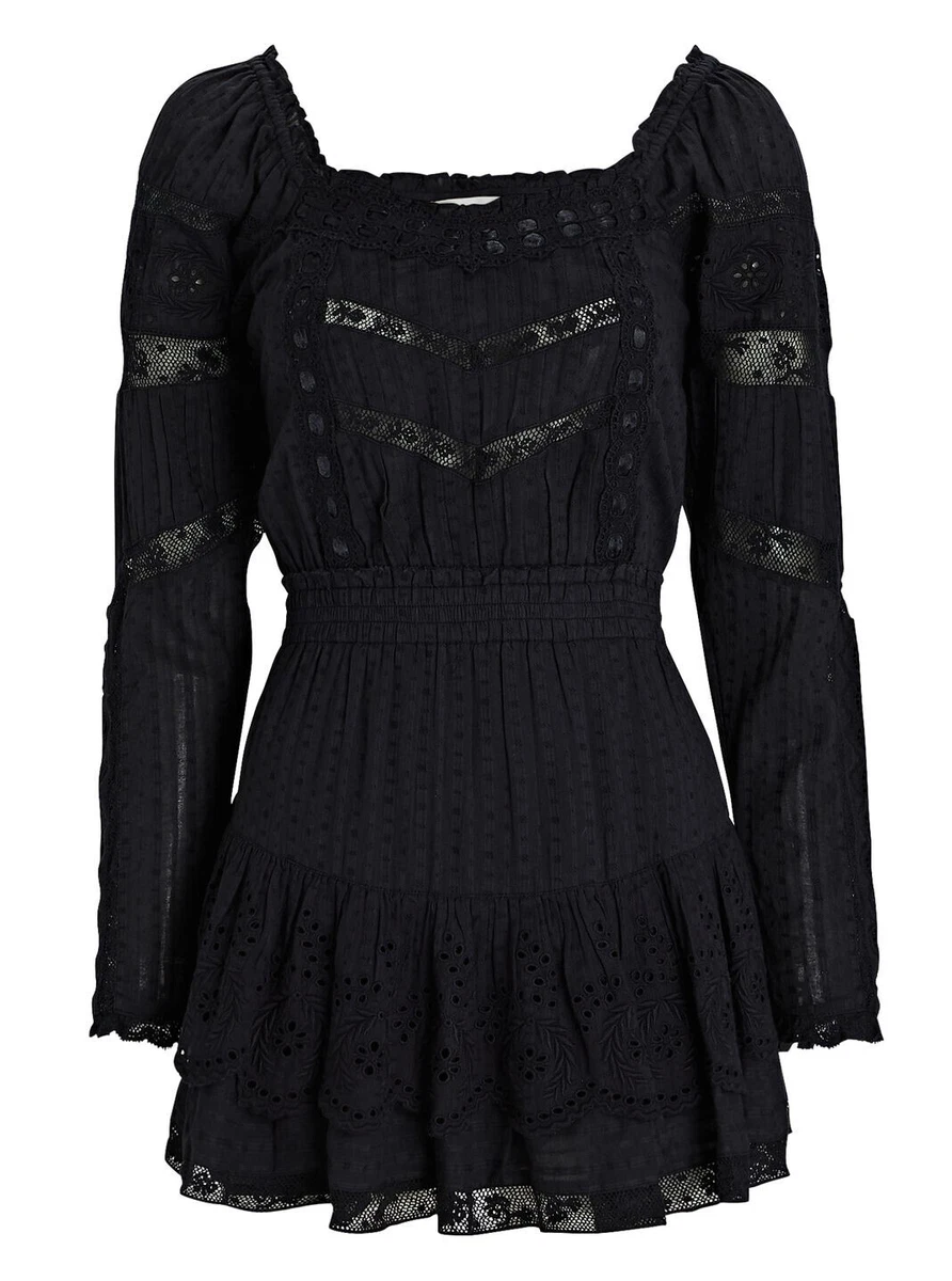 black lace slit dress Black Satin A-line V-neck Prom Dresses With Lace SP958