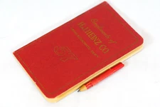 Antique HJ Heinz Co Heinz 57 Home Economic Dept Mini Note Recipe Booklet Pencil