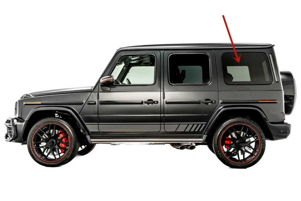 Ajuste 19-25 Mercedes Benz G500 G550 G63 Conductor Lado Izquierdo Cuarto Ventana Vidrio LAMI Foto 4 de 4