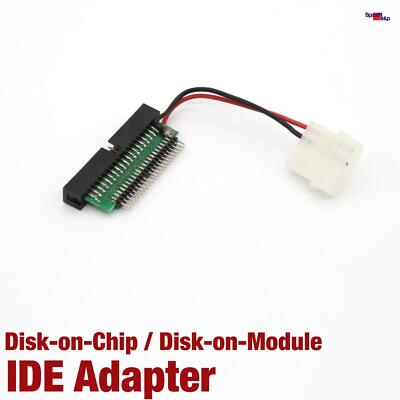 IDE 44-PIN POL MALE AUF 40-PIN ADAPTER MALE DISK-ON-CHIP MODULE 2.5'' NOTEBOOK OK
