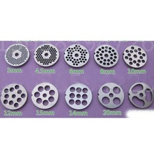 1 X Meat Grinder Hole Plate Chopper Disc Mincer Parts Replacement 3mm-20mm #12