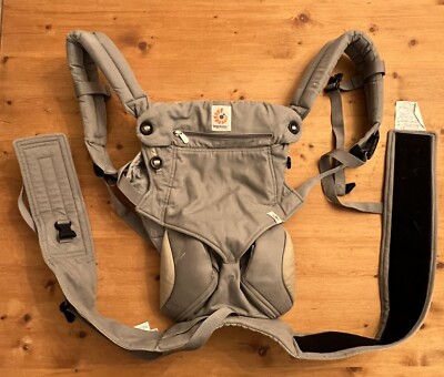 Ergobaby 360 Bundle of Joy 4 Position Baby Carrier - Grey (BCII360AGRYV3)