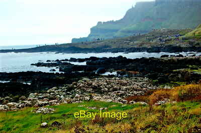Photo 6x4 Antrim Coast - Port Ganny, Grand Causeway, Cliffs along east si c2013