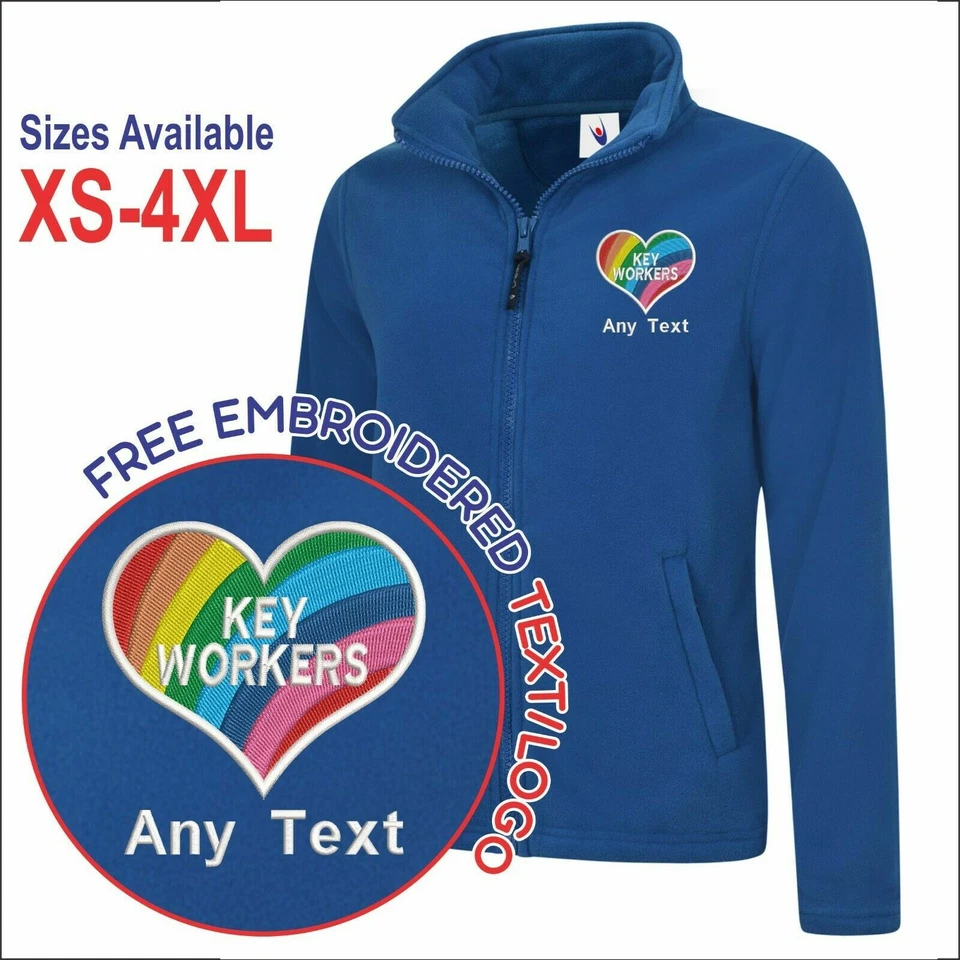 Personalised Key Workers Love Embroidered Logo Health Care Support Women Jackets - Image 1 of 1