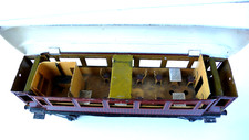 RARE MARKLIN  ÉCHELLE "I"  GRAND WAGON RESTAURANT  MITROPA   Lg 33 cm  BON ÉTAT 