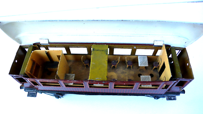 Voiture de tourisme Marklin vintage à l'échelle S Mitropa - En l'état, boîte d'origine - France