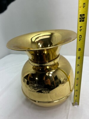 Antique BRASS SPITTOON 