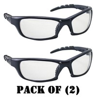 Pack Of (2) Sas Safety 542-0300 Gtr Eyewear With Polybag, Clear Lens/charcoal Fr on sale Pack Of (2) Sas Safety 542-0300 Gtr Eyewear With Polybag, Clear Lens/charcoal Fr on sale