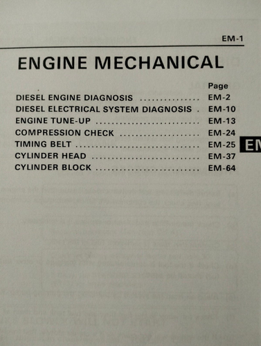 1986-1995 Toyota 1N-1NT Engine Repair Manual