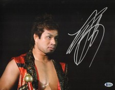 Yoshi-Hashi Signed 11x14 Photo BAS Beckett COA New Japan Pro Wrestling Picture 9