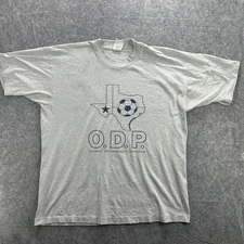 Vintage Texas ODP Soccer Shirt Mens Large Olympic Development Program 90s Tee
