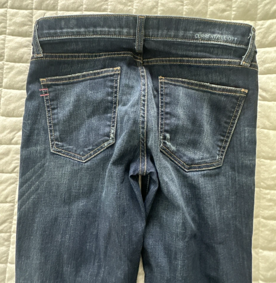 CURRENT ELLIOTT x HATCH Jeans Womens 27 Maternity Stiletto Townie Skinny Stretch - Image 4 of 4