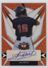 2021 Leaf Valiant Orange /99 Luis Matos #BA-LM2 Auto nd3