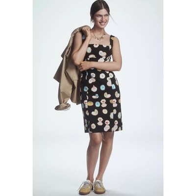 nwt ANTHROPOLOGIE MAEVE sz M Fitted Square-Neck Danielle Kroll special edition 