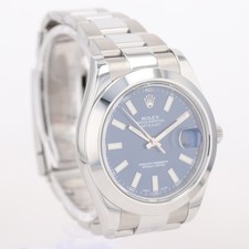 Rolex Datejust II 41mm Blue Dial Automatic Stainless Steel Men's Wristwatch 2