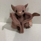 Vintage, RARE-Ty Beanie Baby Batty the Bat born 10/29/96