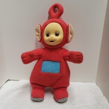 1998 Playskool Red Teletubbies Po 11" Talking Plush Toy