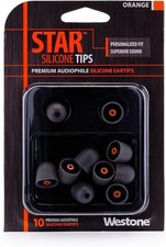 Westone Star Silicone Eartips WST-STARSILICONE-ORG 5 sets XL new