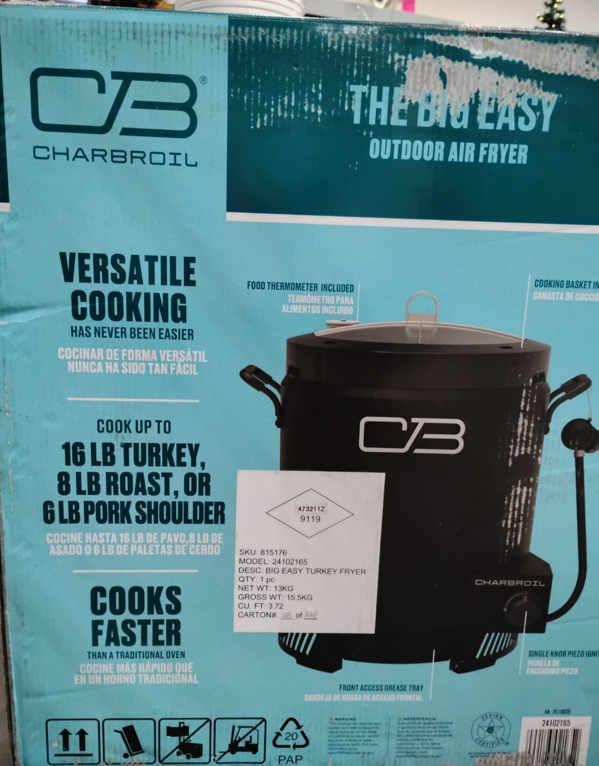 For Turkey Chicken Roast Portable 16 Pound