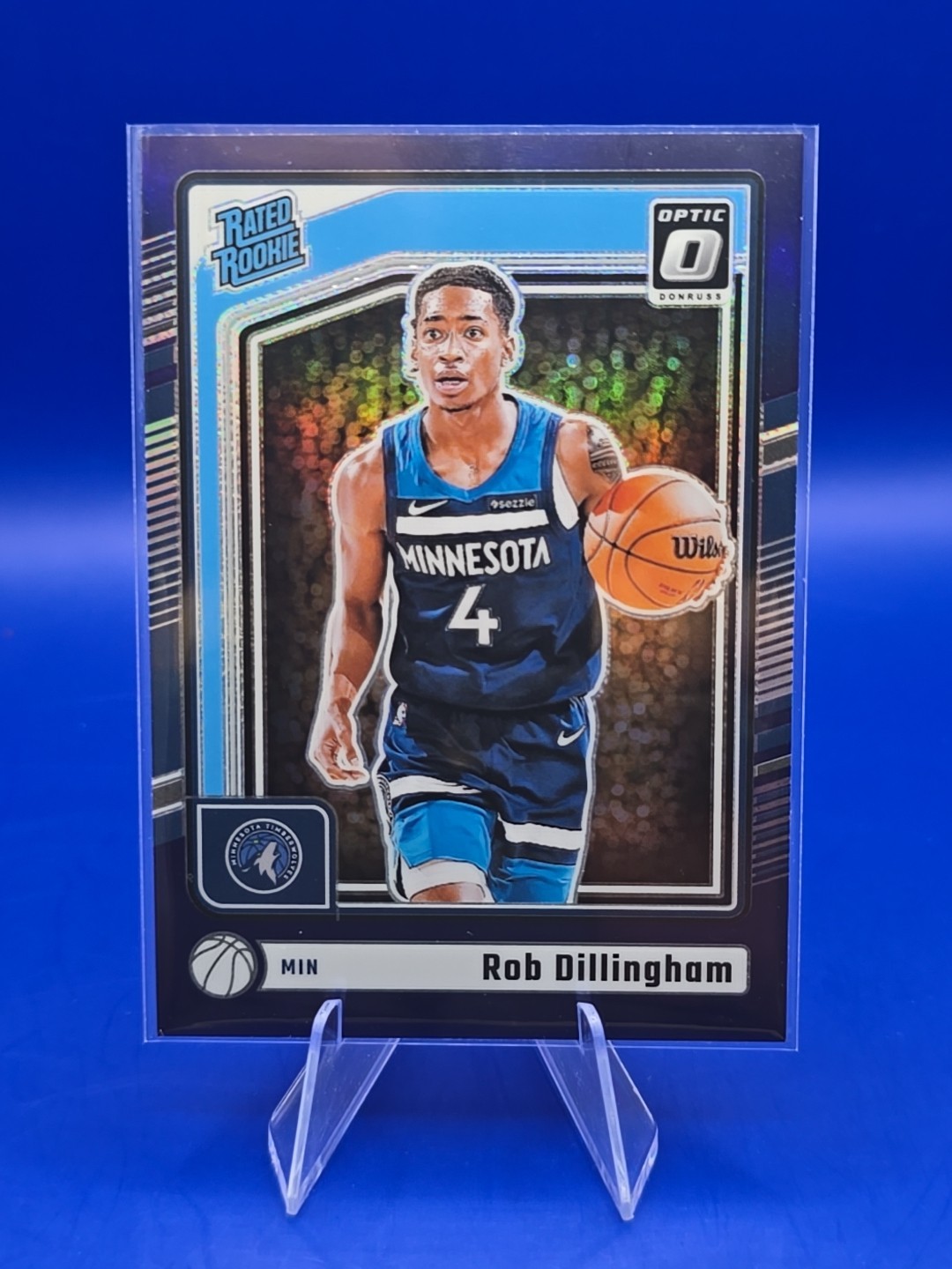 2024-25 Panini Donruss Optic - Rated Rookie Rob Dillingham #259 Purple Prizm...