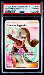 Sabrina's Suggestion 181/181 Full Art Ultra Rare Sun & Moon Team Up