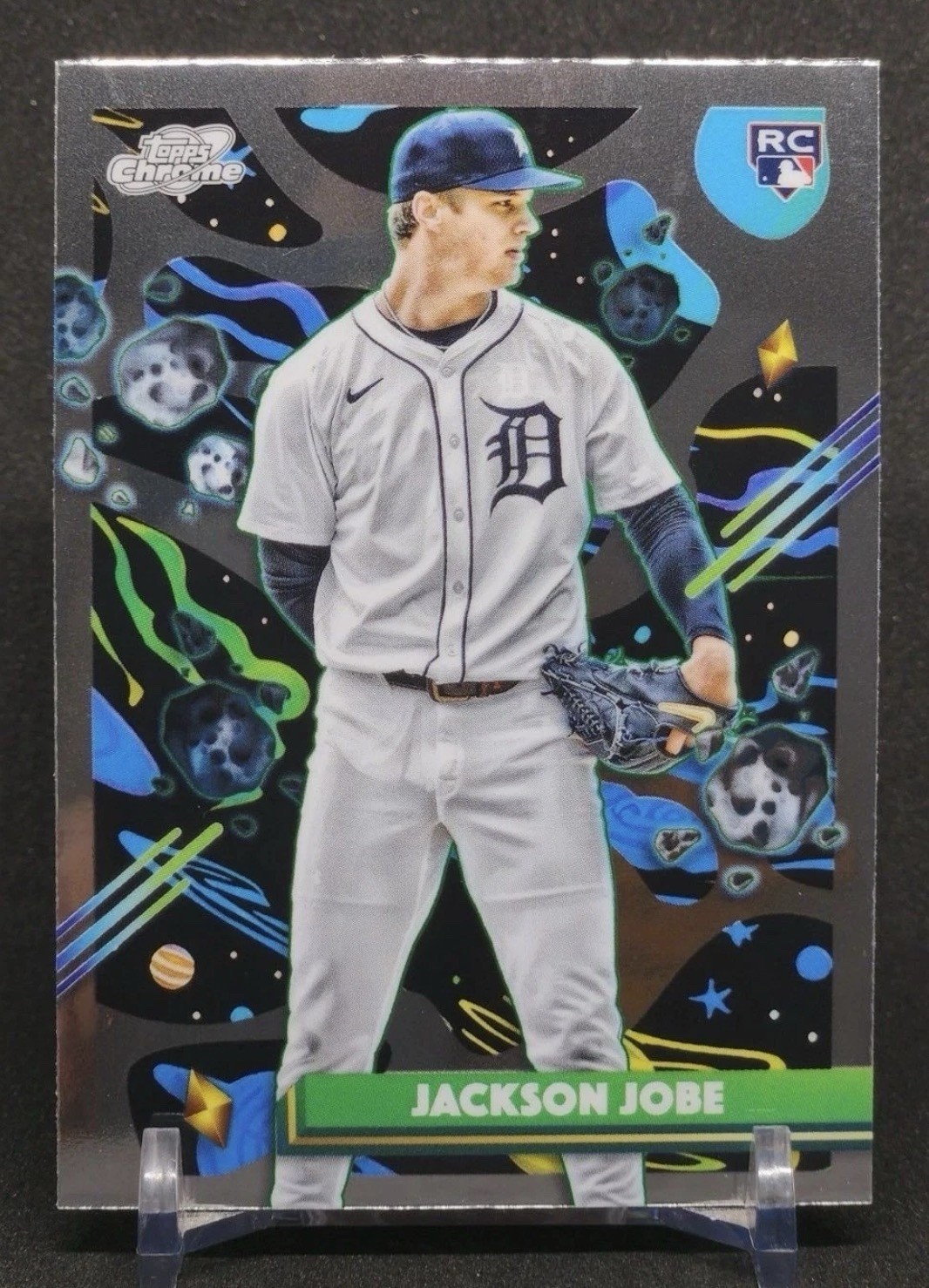 2025 Topps Chrome Cosmic - #142 Jackson Jobe RC - Tigers Rookie