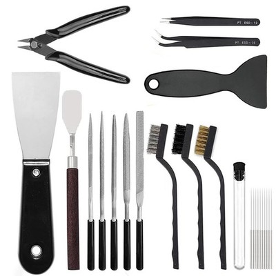 24Pcs 3D Printer Tools Kit, 3D Printer Removal Tools Includes Nozzle Cleaning...