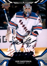 2022-23 Upper Deck MVP #24 Igor Shesterkin Blue Script
