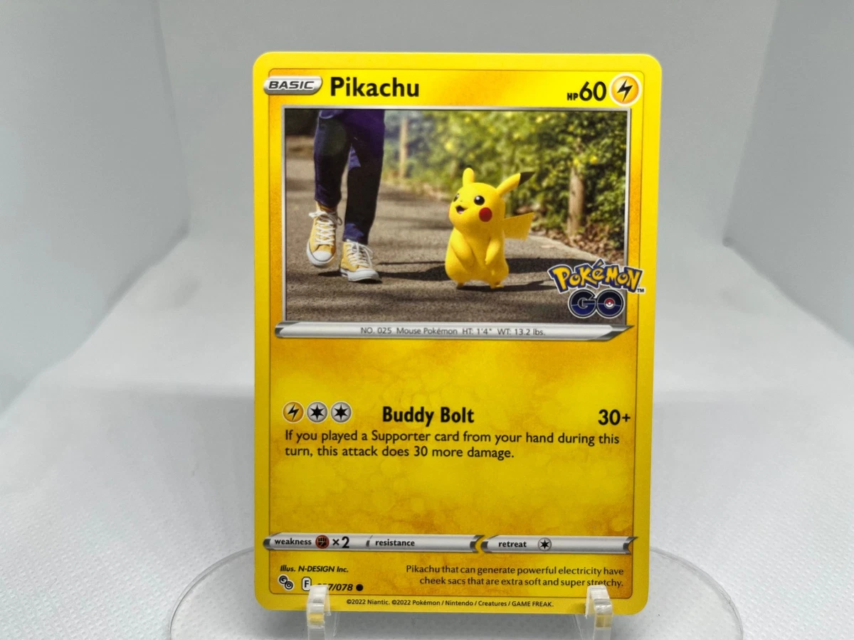 Pikachu 027/078 Pokémon GO for sale | eBay