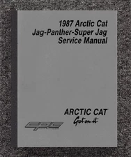 340 440 JAG-PANTHER SNOWMOBILE SERVICE & PARTS MANUAL FITS ARCTIC CAT 2254351