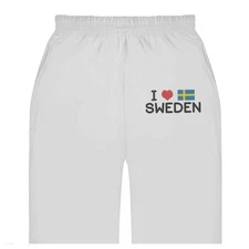 'I Love Sweden' Adult Sweatpants / Joggers (JO032872)