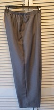 "New" Alfred Dunner Women's Classic Pull on Pants, Gray, 22W Proportioned Short