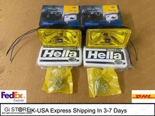 2x Hella Comet 450 Yellow Lens H3 12v Driving Light Lamp Part 4x4 Lamp Light 2x Hella Comet 450 Yellow Lens H3 12v Driving Light Lamp Part 4x4 Lamp Light