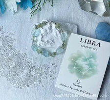 Natural Crystal 12-Zodiac Healing Bracelet Libra