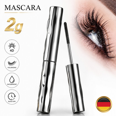 Curling 4D Wasserfest Mascara Schwarz Volumen Wimperntusche Schnelltrocknend
