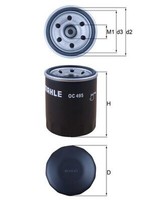 ÖLfilter Mahle OC 495 Anschraubfilter FüR Mitsubishi Smart Forfour Colt Lancer 6