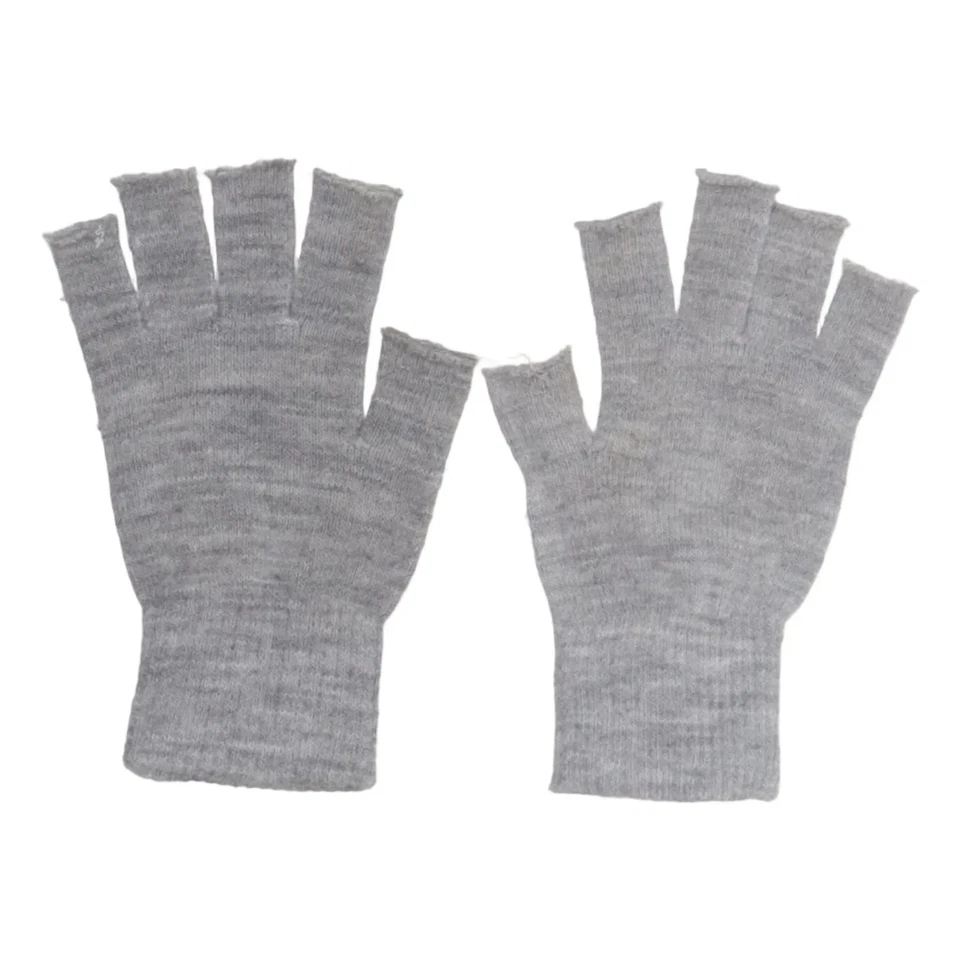 Gants sans doigts, taille : TAILLE UNIQUE, gris, unisexe (adulte) #vl0 - Photo 1/4